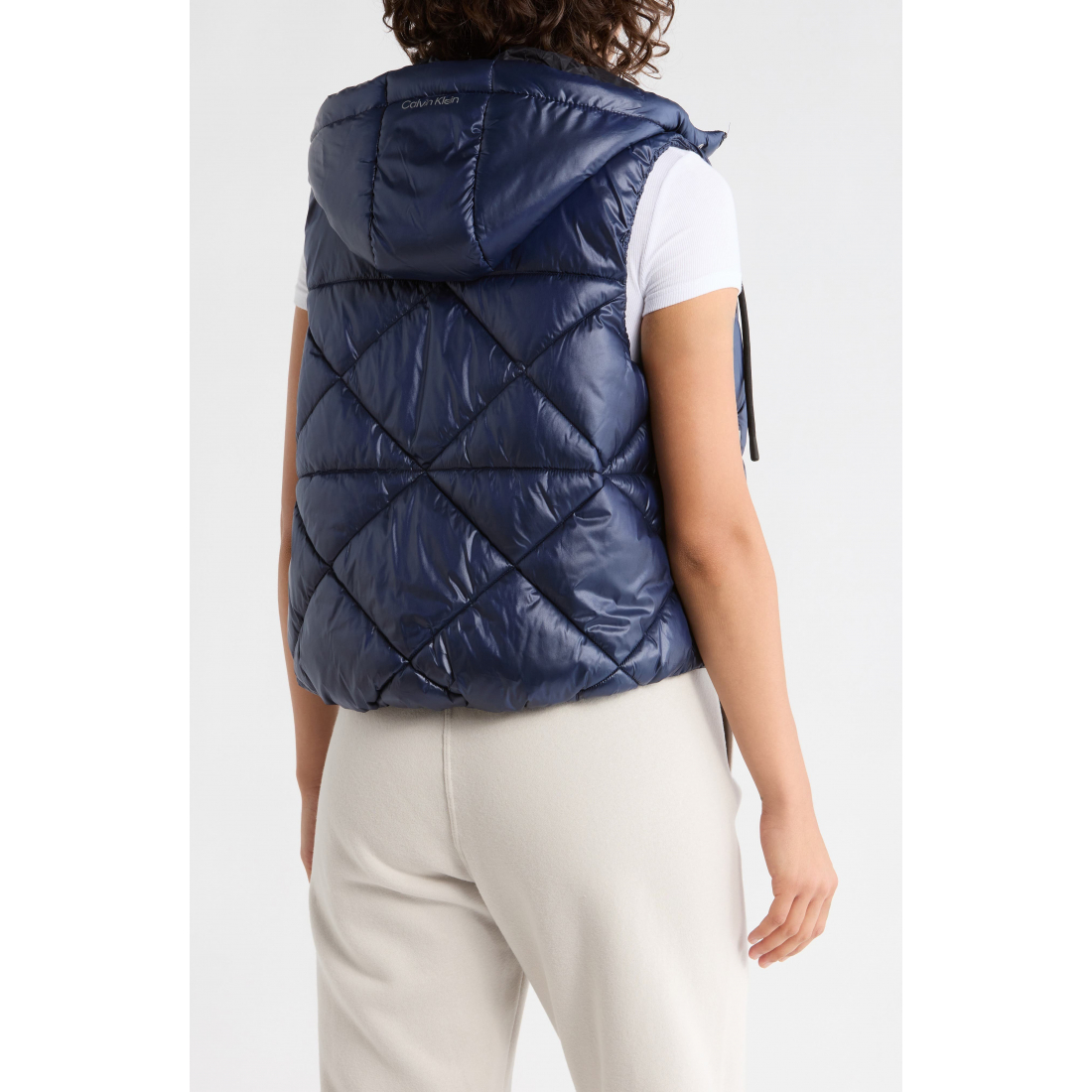 Gilet 'Hooded Diamond Quilted' pour Femmes