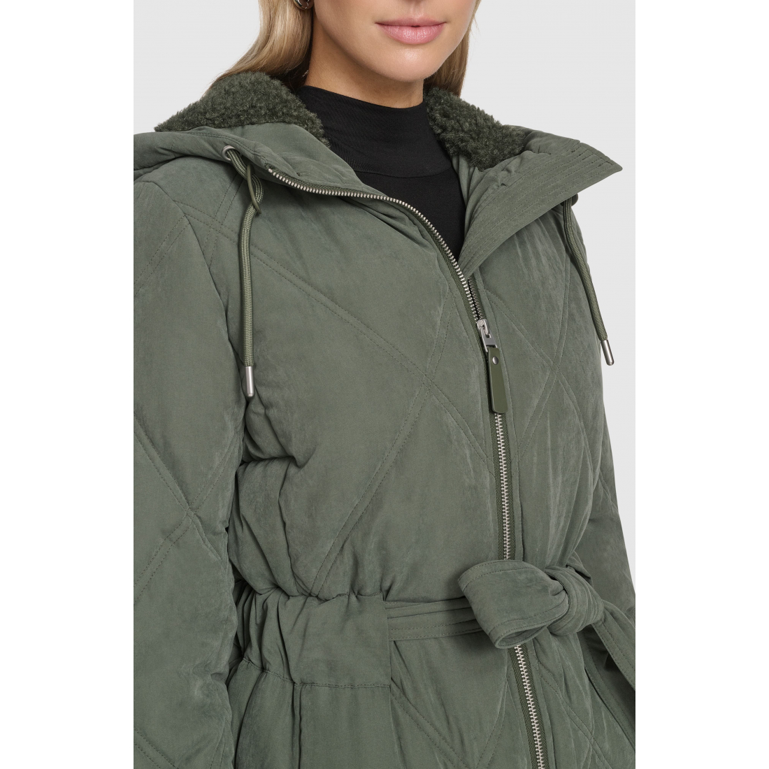 Women's 'Hollis Belted Faux Fur Lined' Parka