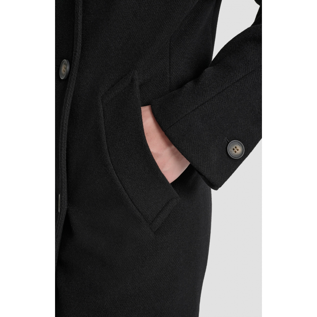 Manteau 'Double Breasted Wool Blend Military' pour Femmes