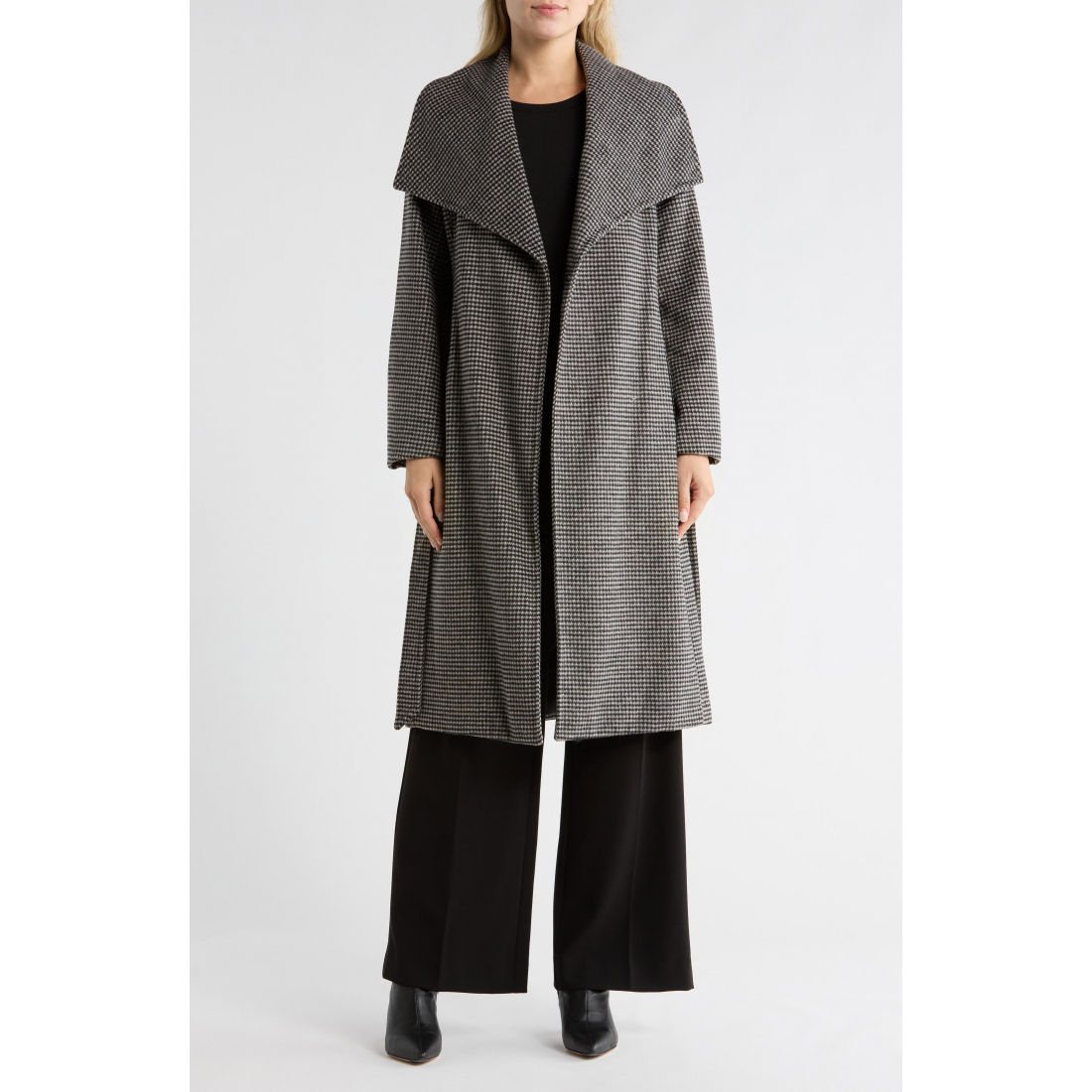 Manteau 'Wool Blend Longline' pour Femmes