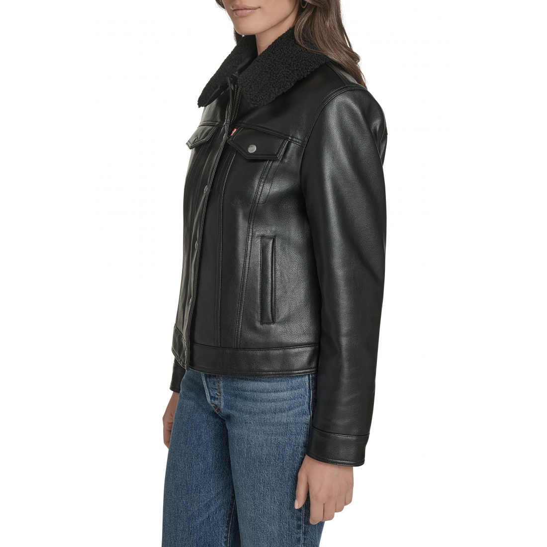 Veste 'Faux Leather' pour Femmes