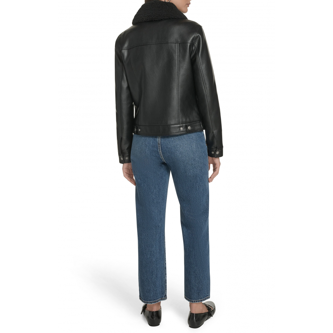 Veste 'Faux Leather' pour Femmes