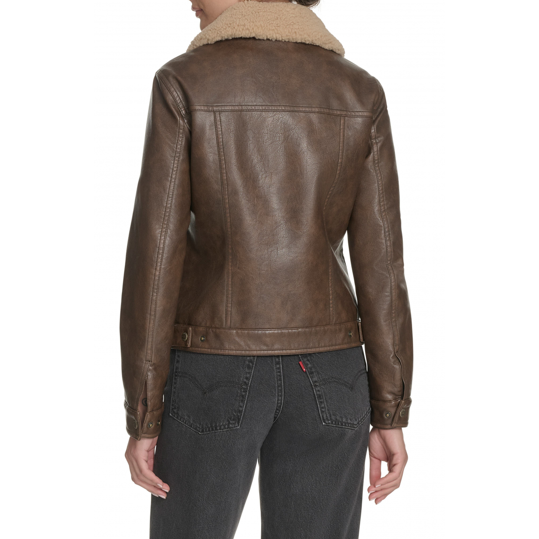 Veste 'Faux Leather' pour Femmes