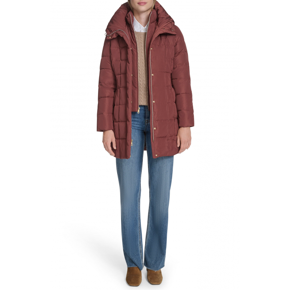 Doudoune en plumes 'Hooded & Feather' pour Femmes