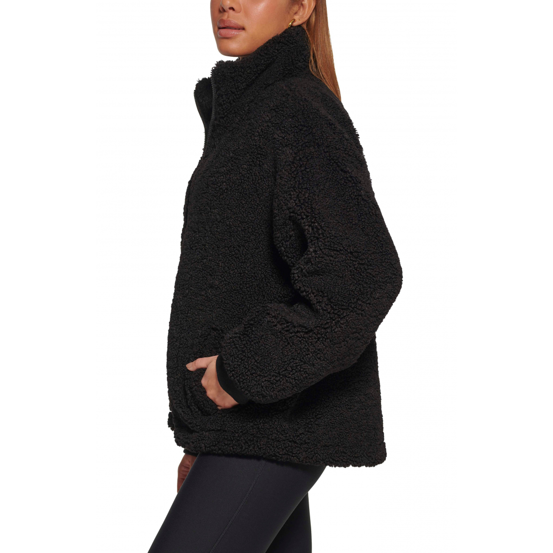 Manteau Teddy 'Zip Front Teddy' pour Femmes