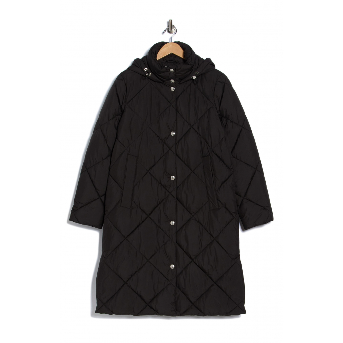 Veste matelassée 'Hooded Long Quilted' pour Femmes