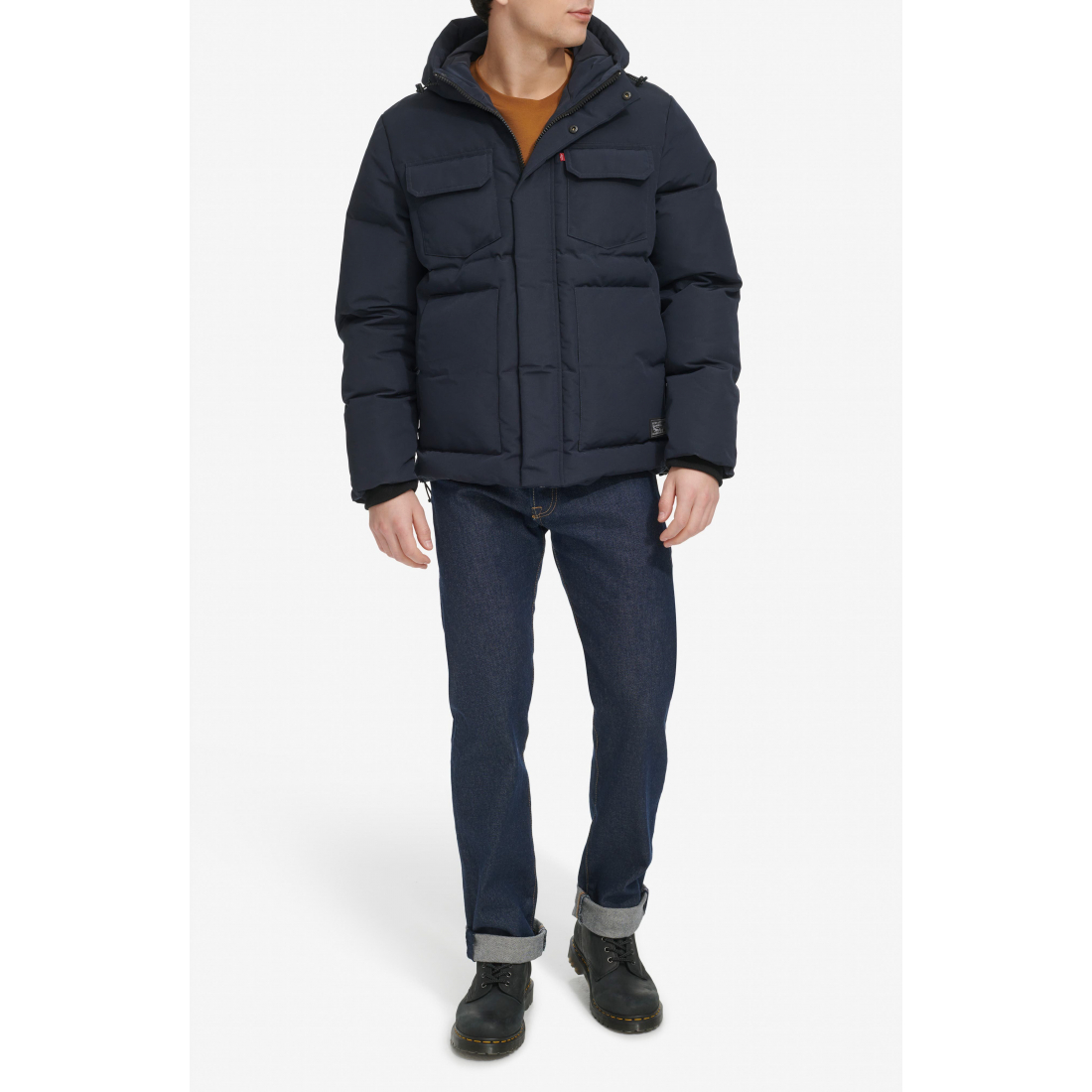 Veste matelassée 'Water Resistant Hooded Quilted' pour Hommes