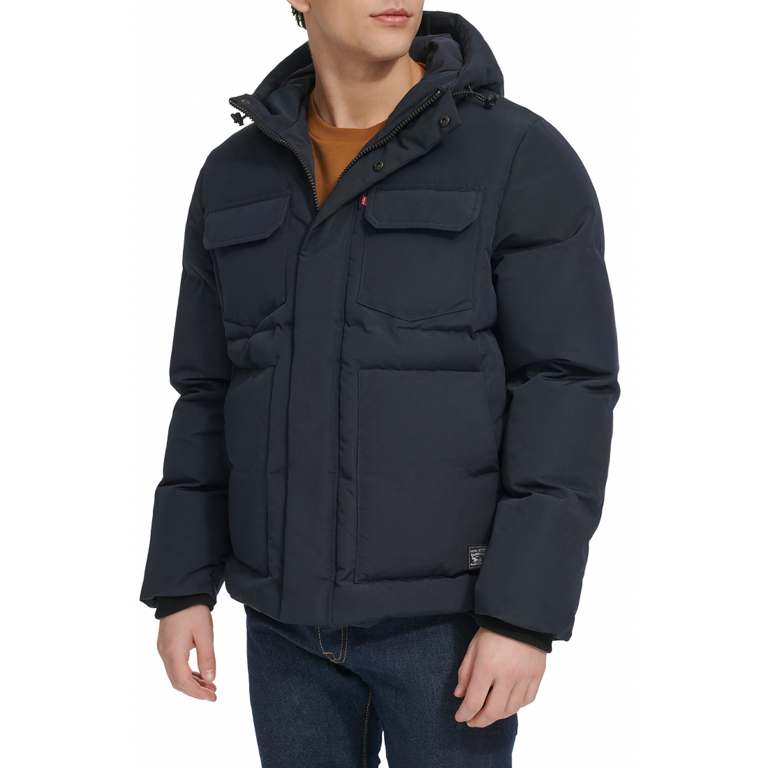 Veste matelassée 'Water Resistant Hooded Quilted' pour Hommes