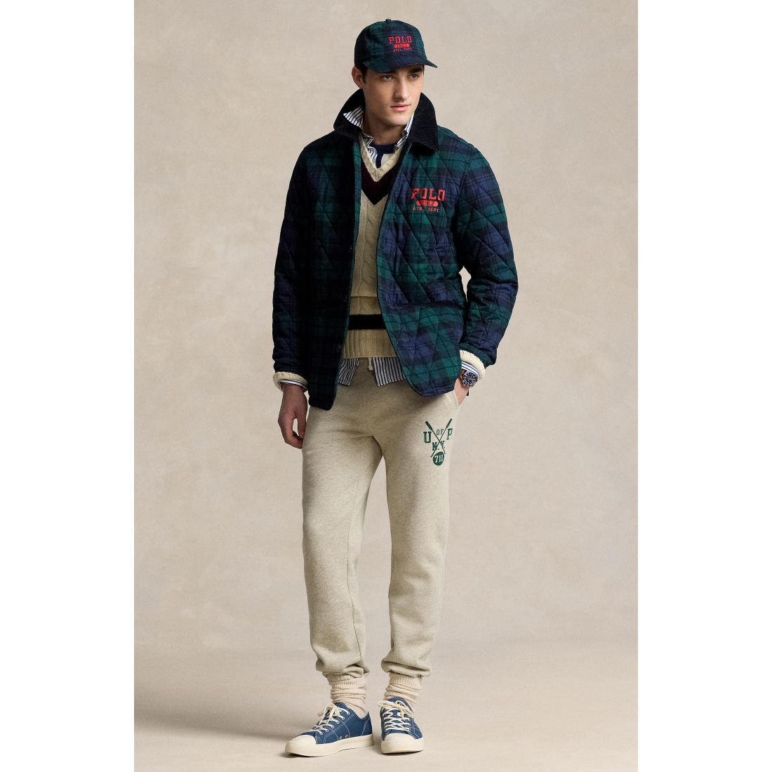 Veste matelassée 'Plaid' pour Hommes