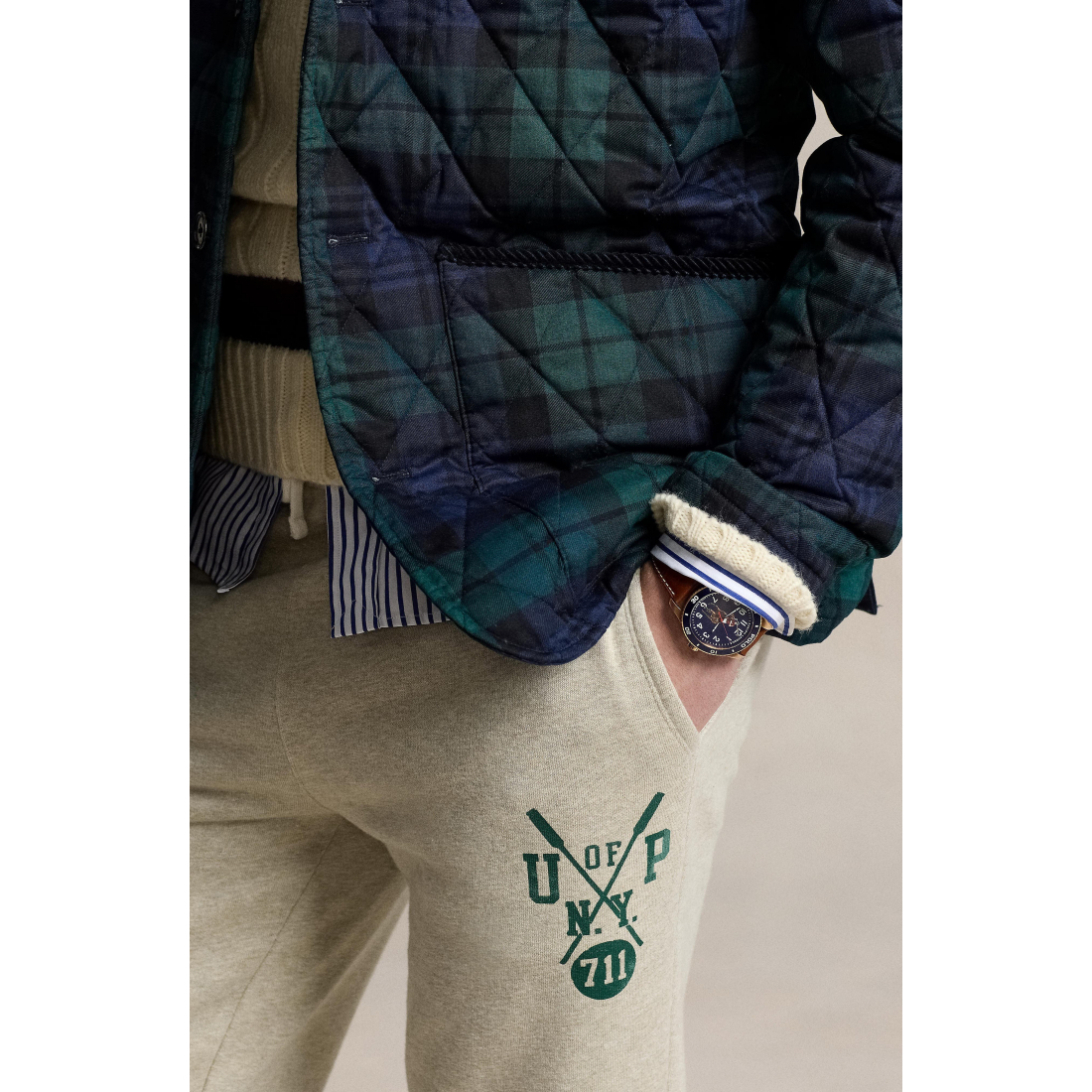 Veste matelassée 'Plaid' pour Hommes