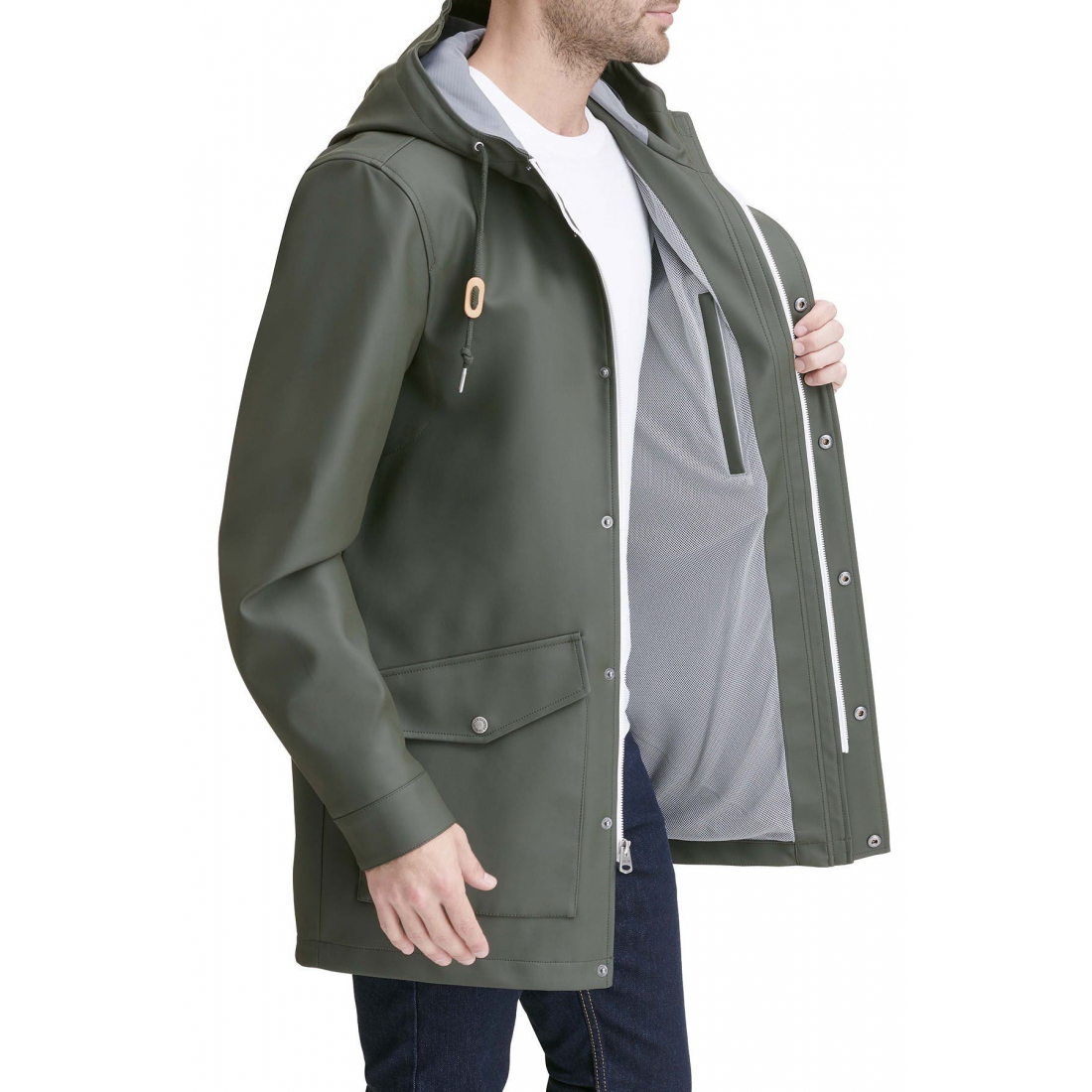 Veste de pluie 'Hooded' pour Hommes