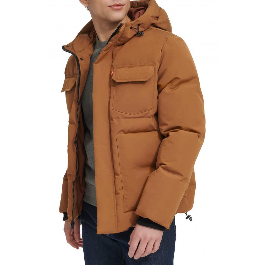 Veste matelassée 'Water Resistant Hooded Quilted' pour Hommes