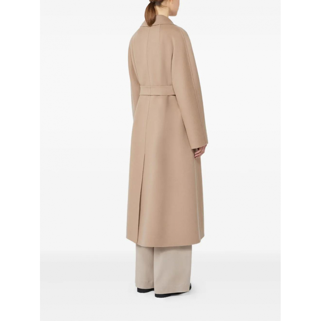 Manteau à ceinture 'Belted Notched-Lapel' pour Femmes