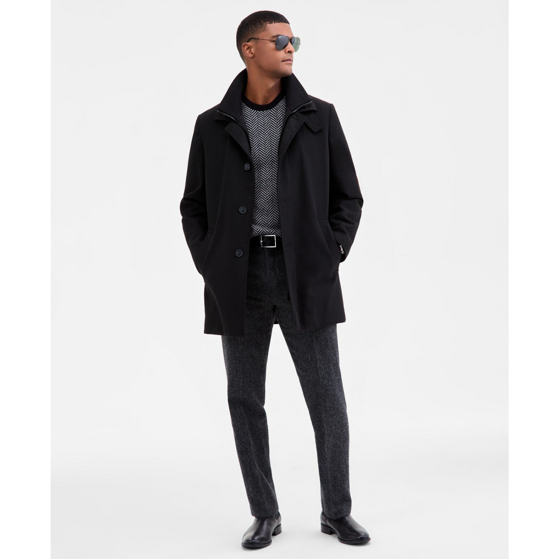 'Classic-Fit Coleman' Mantel für Herren