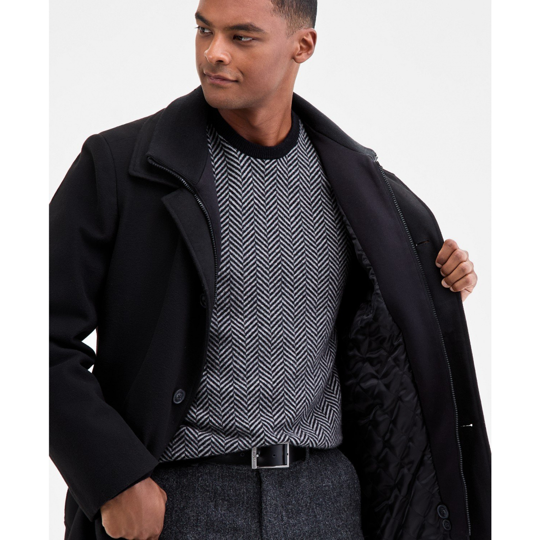 'Classic-Fit Coleman' Mantel für Herren