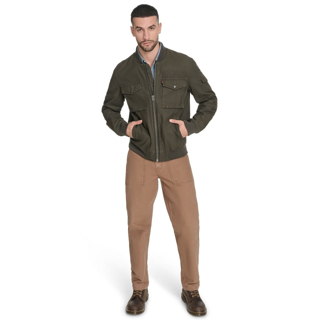 Blouson bomber 'Military' pour Hommes