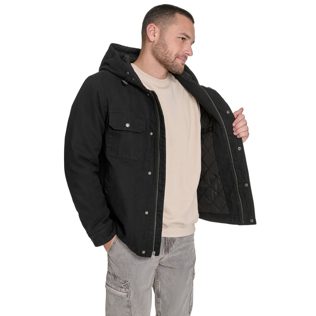 Veste de pluie 'Hooded' pour Hommes