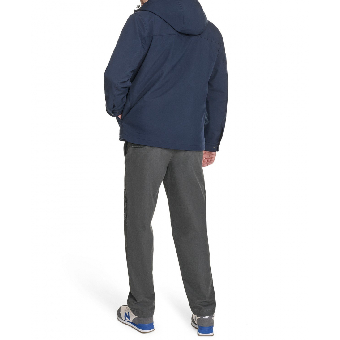 Veste matelassée 'Rib Stop Softshell Hooded' pour Hommes