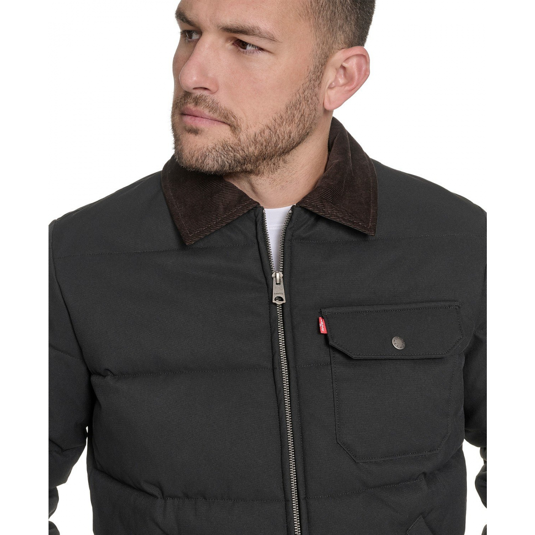 Veste matelassée 'Quilted Collar Depot' pour Hommes