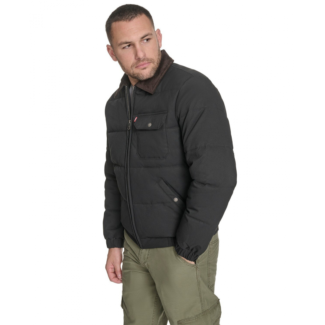 Veste matelassée 'Quilted Collar Depot' pour Hommes