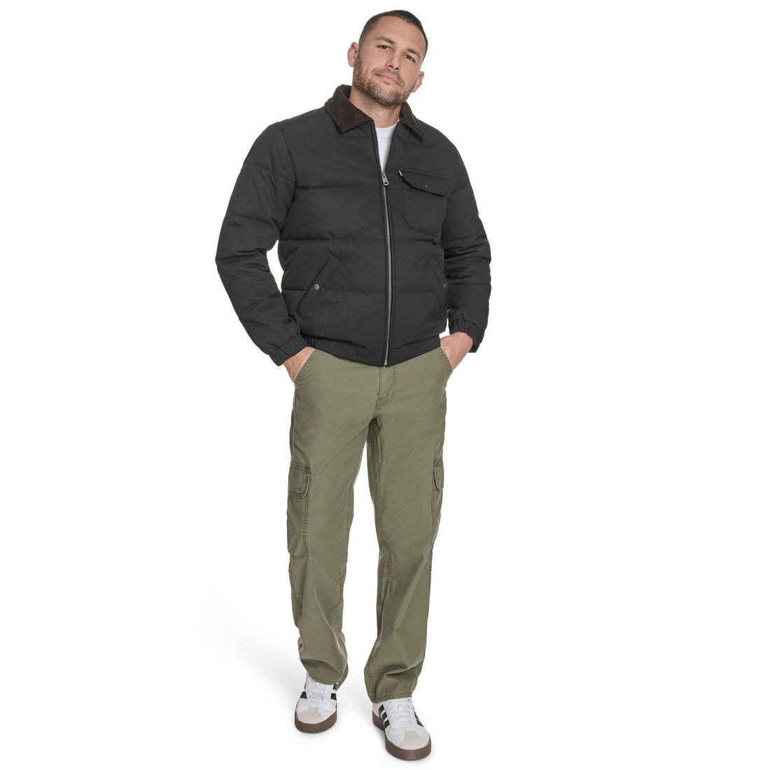 Veste matelassée 'Quilted Collar Depot' pour Hommes