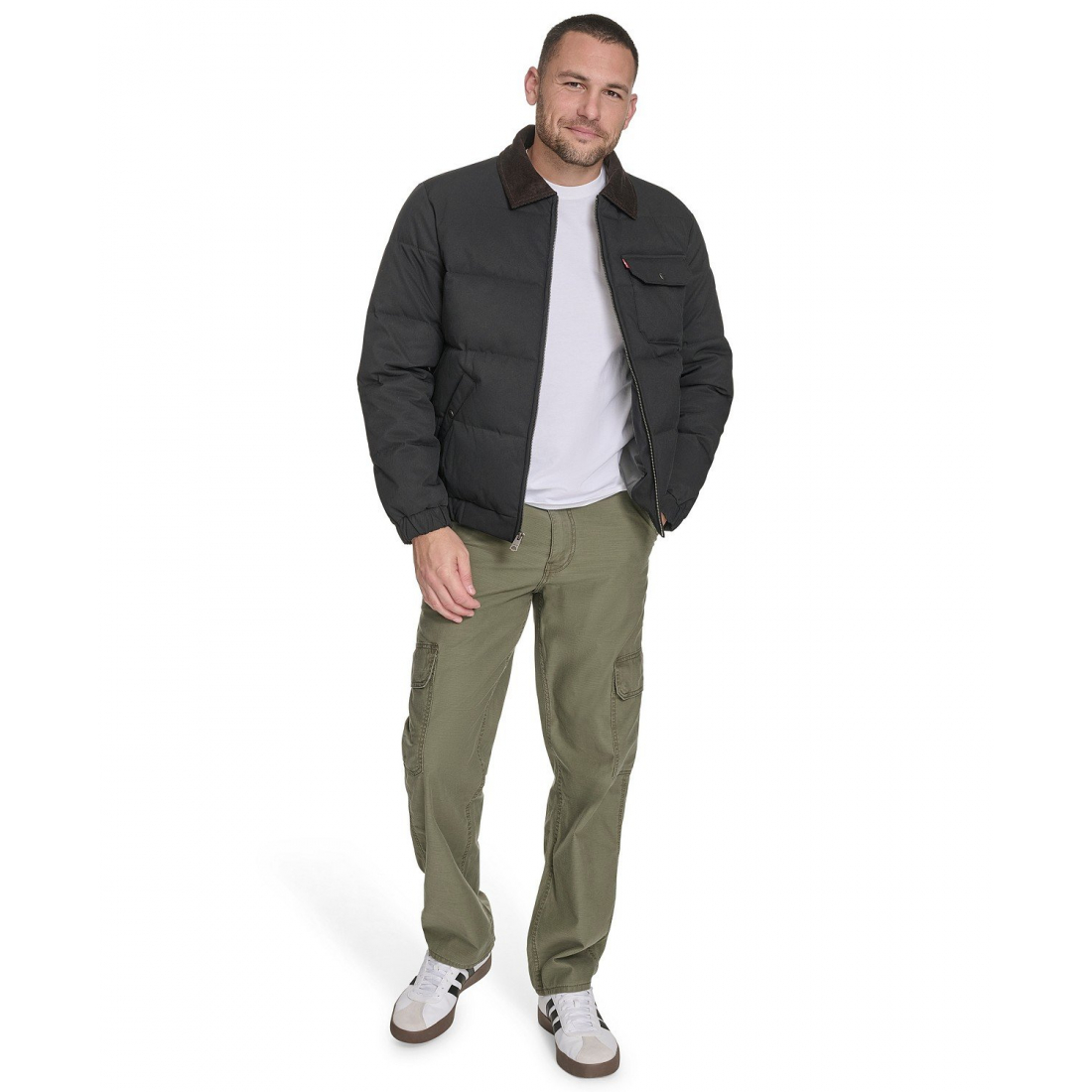 Veste matelassée 'Quilted Collar Depot' pour Hommes