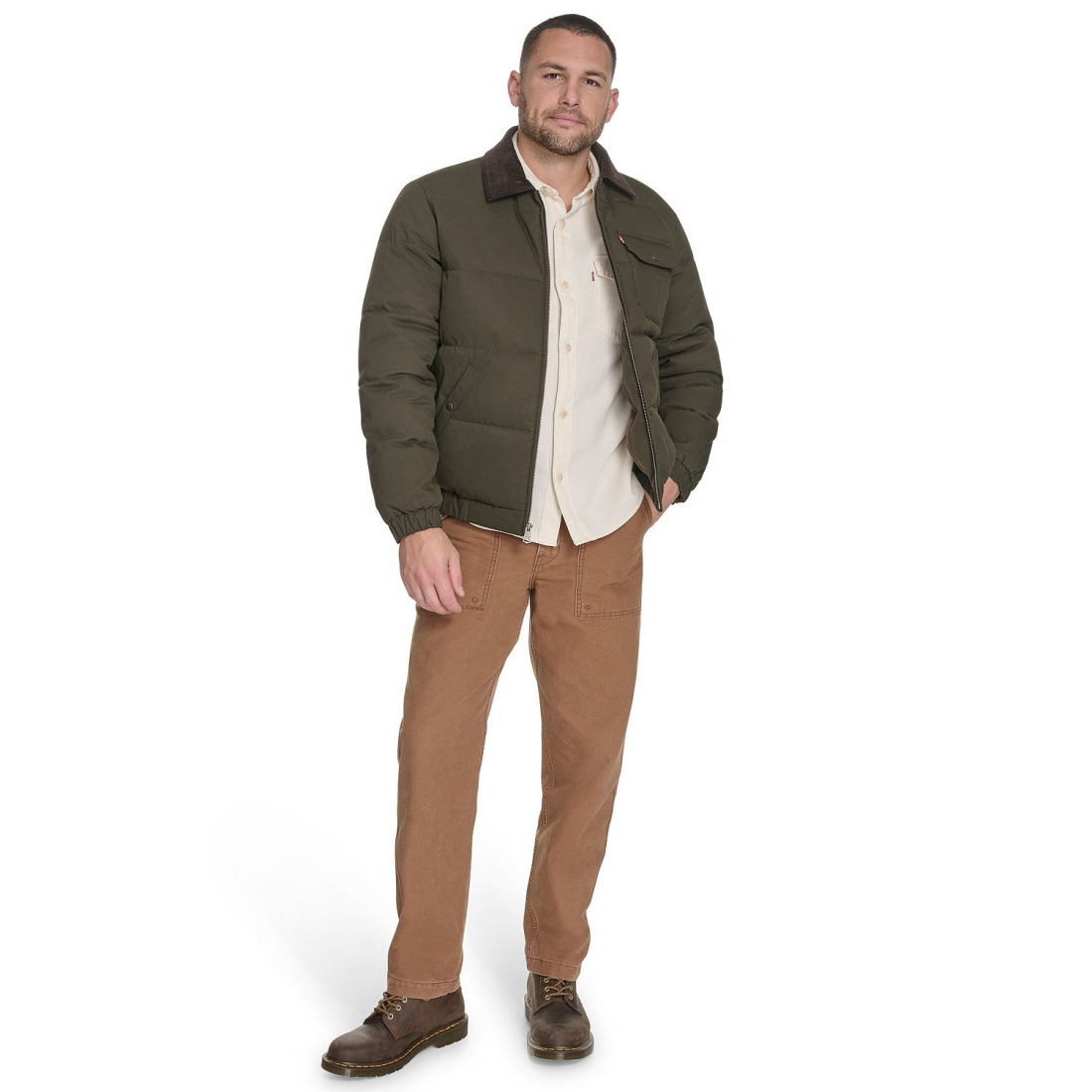 Veste matelassée 'Quilted Collar Depot' pour Hommes