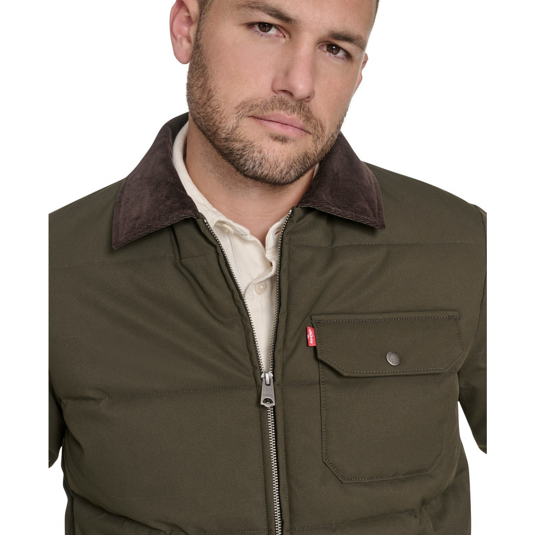 Veste matelassée 'Quilted Collar Depot' pour Hommes
