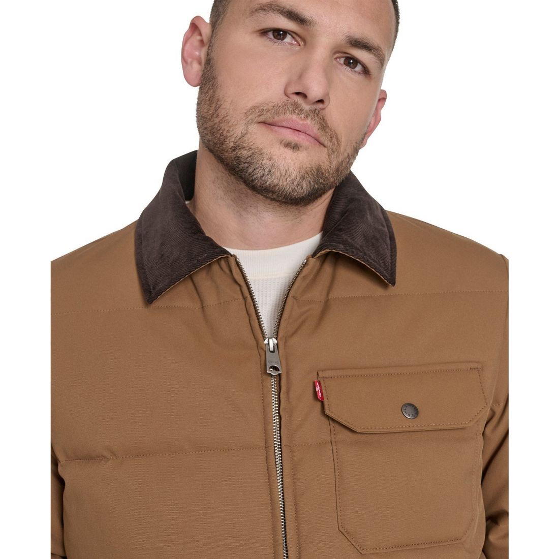 Veste matelassée 'Quilted Collar Depot' pour Hommes