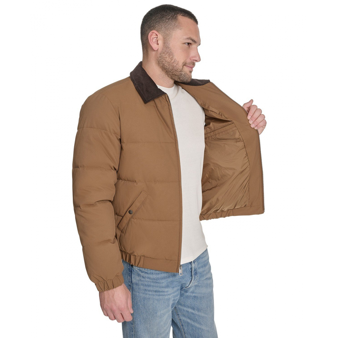 Veste matelassée 'Quilted Collar Depot' pour Hommes