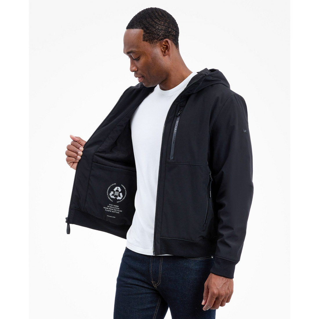 Veste de pluie 'Hooded Softshell' pour Hommes