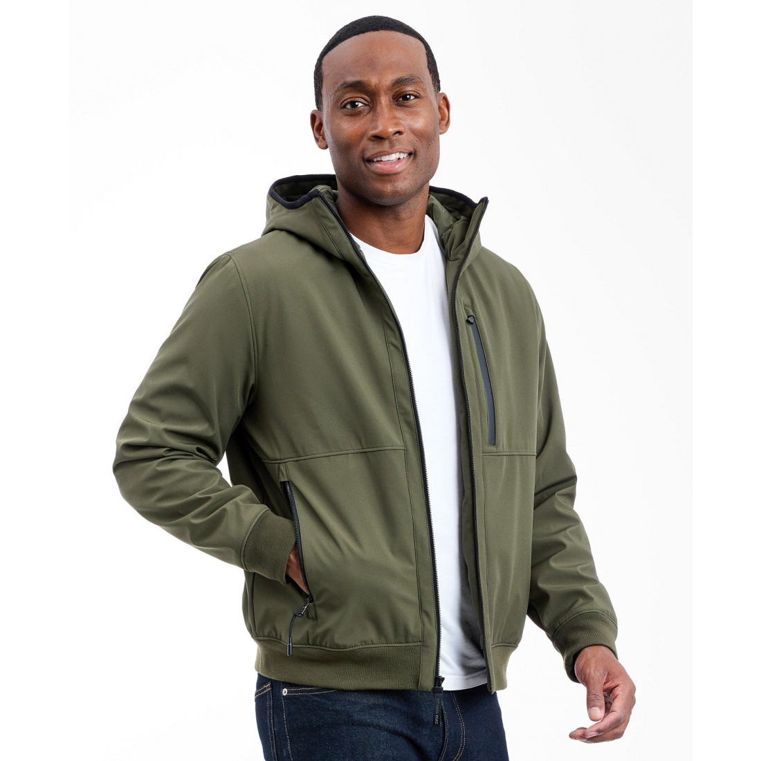 Veste de pluie 'Hooded Softshell' pour Hommes