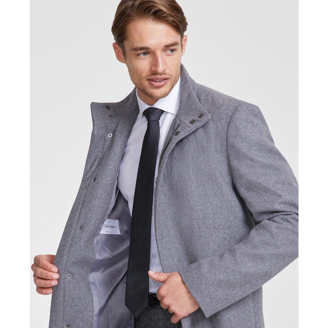 Manteau 'Mayden Slim-Fit Wool Blend Overcoat' pour Hommes