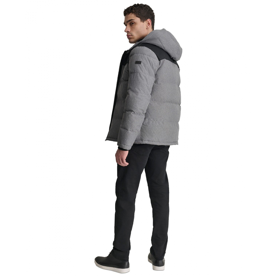 Manteau matelassé 'Mixed-Media' pour Hommes
