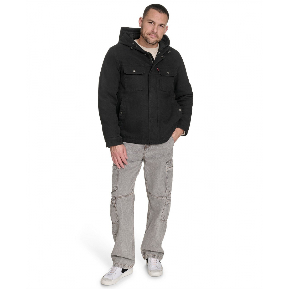 Veste de pluie 'Hooded' pour Hommes
