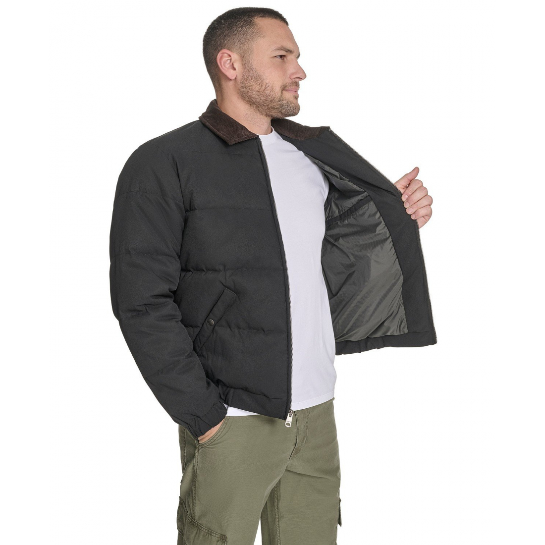 Veste matelassée 'Quilted Collar Depot' pour Hommes