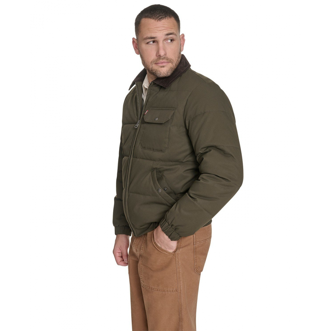 Veste matelassée 'Quilted Collar Depot' pour Hommes