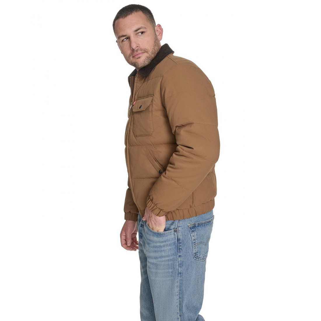 Veste matelassée 'Quilted Collar Depot' pour Hommes