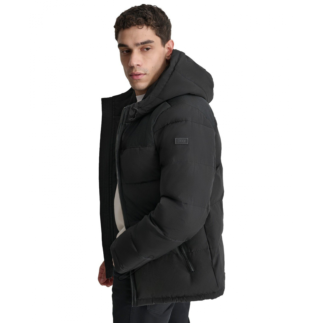 Manteau matelassé 'Mixed-Media' pour Hommes