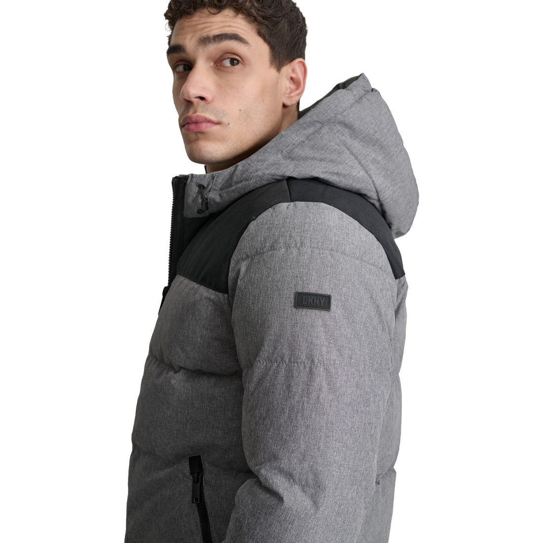 Manteau matelassé 'Mixed-Media' pour Hommes