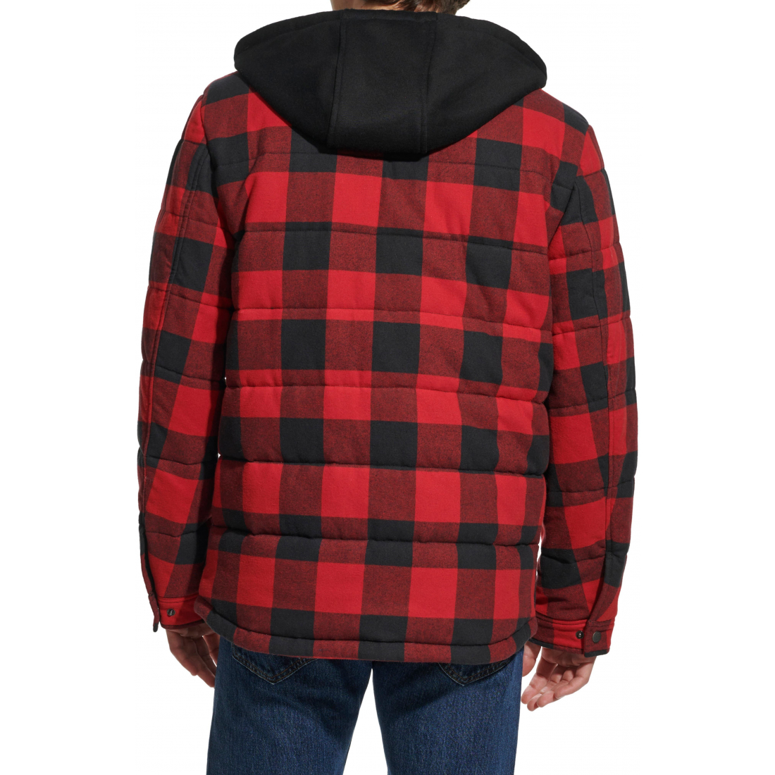 Veste matelassée 'Plaid Hooded' pour Hommes