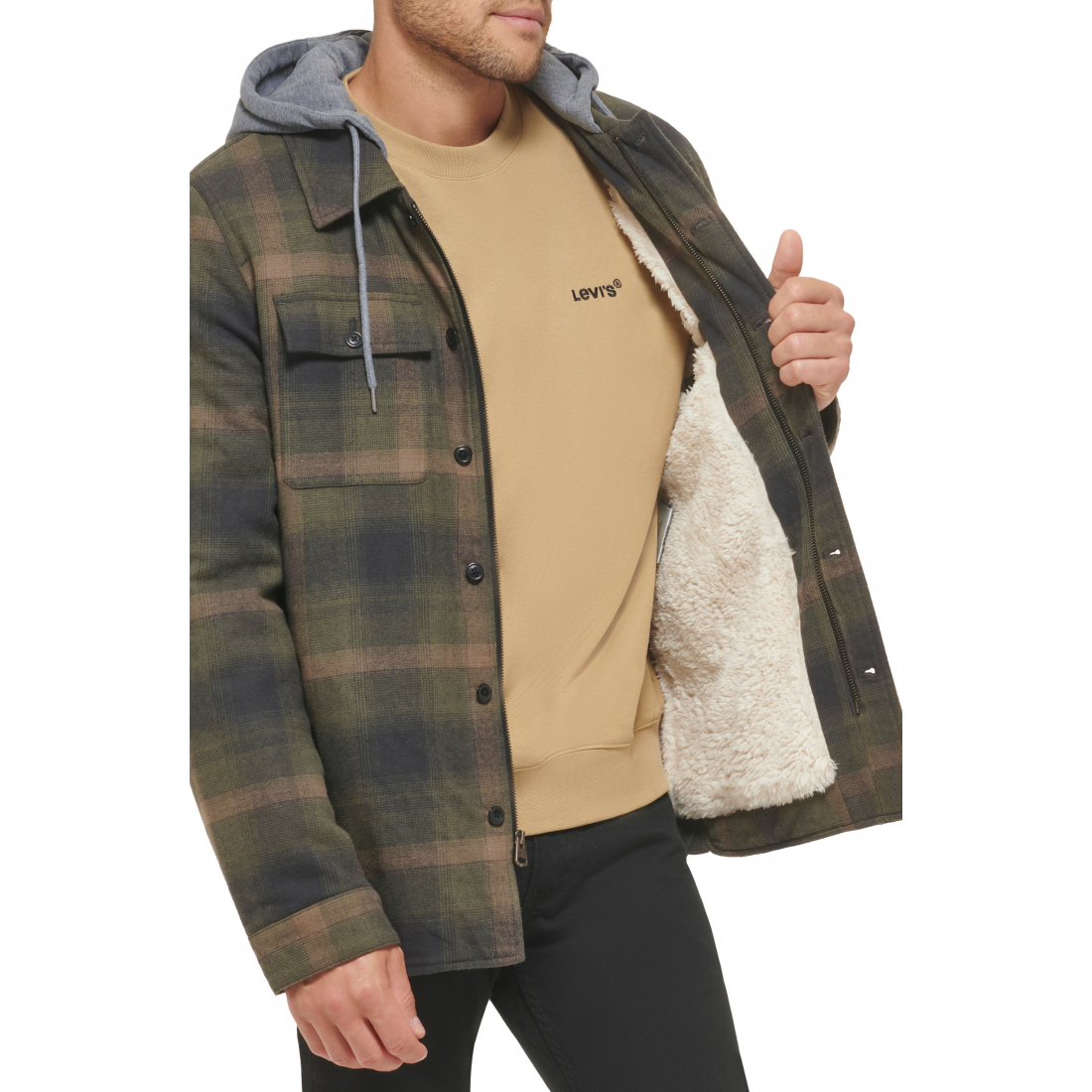 Veste 'Jersey Hood Shirt' pour Hommes