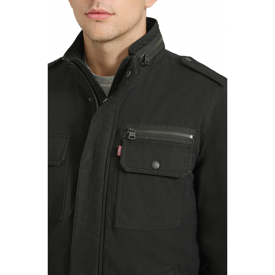 Veste 'Washed Cotton Utility' pour Hommes