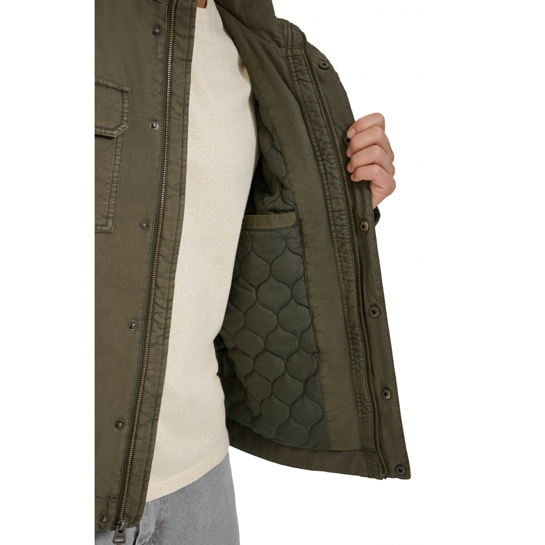 Veste 'Washed Cotton Utility' pour Hommes