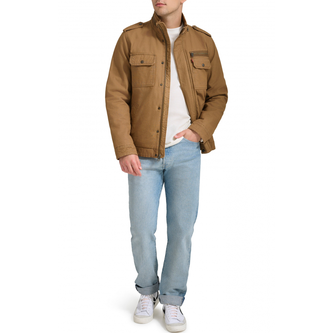 Veste 'Washed Cotton Utility' pour Hommes