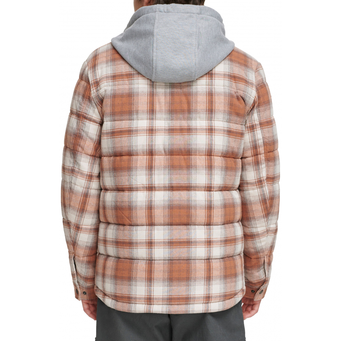 Veste matelassée 'Plaid Hooded' pour Hommes
