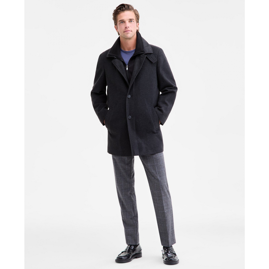 'Classic-Fit Coleman' Mantel für Herren