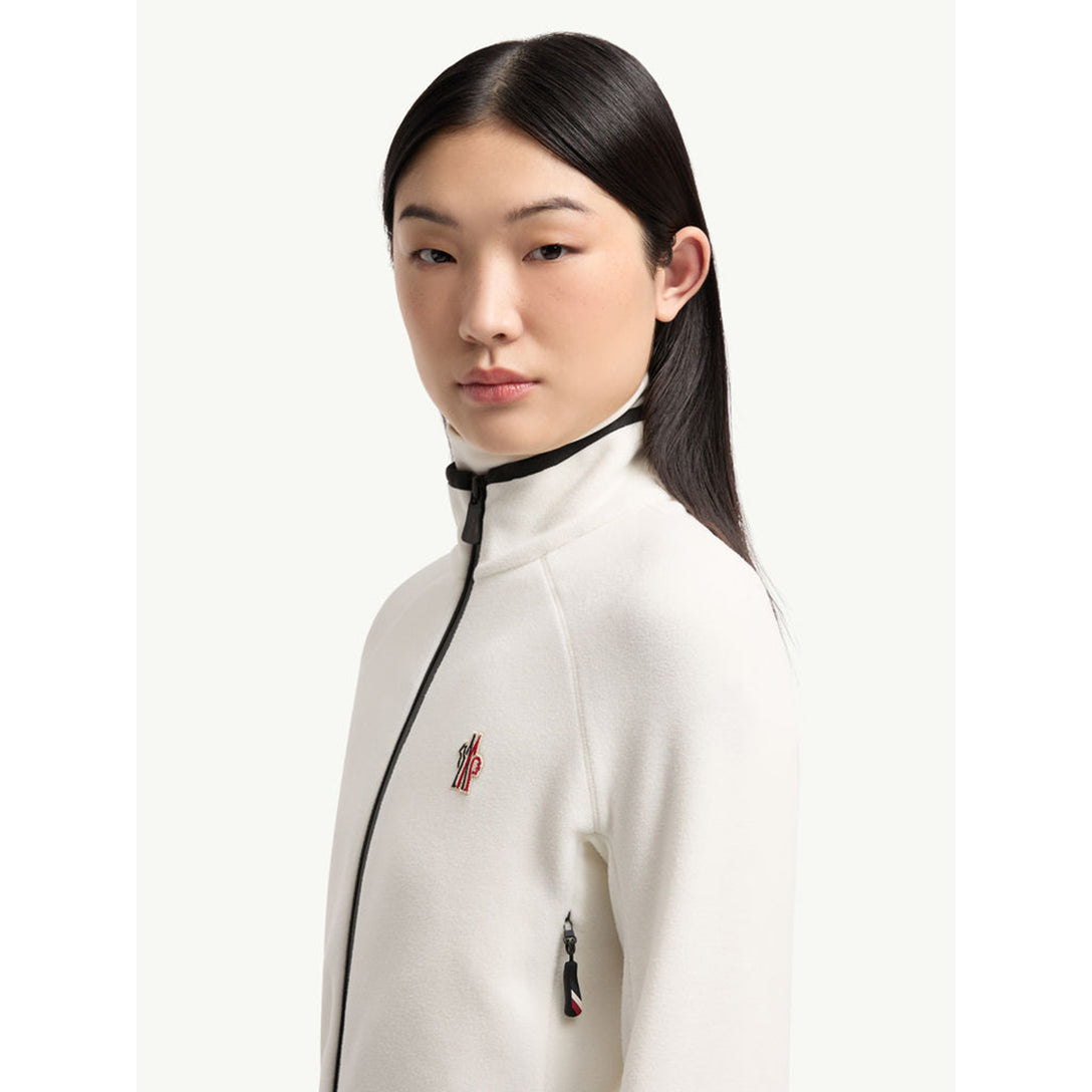 Sweatshirt 'Logo-Patch Zip' pour Femmes