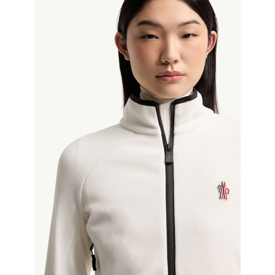 Sweatshirt 'Logo-Patch Zip' pour Femmes