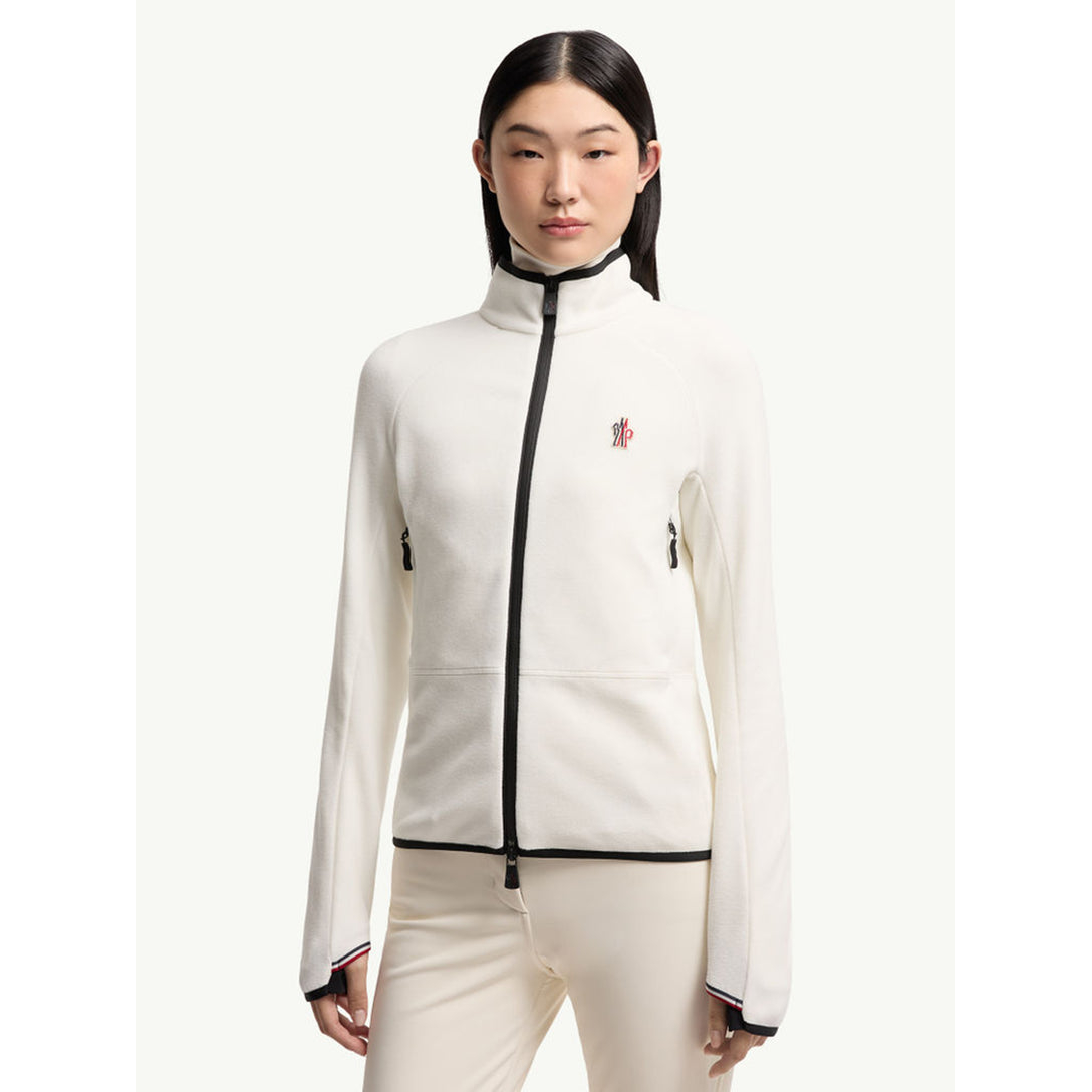 Sweatshirt 'Logo-Patch Zip' pour Femmes